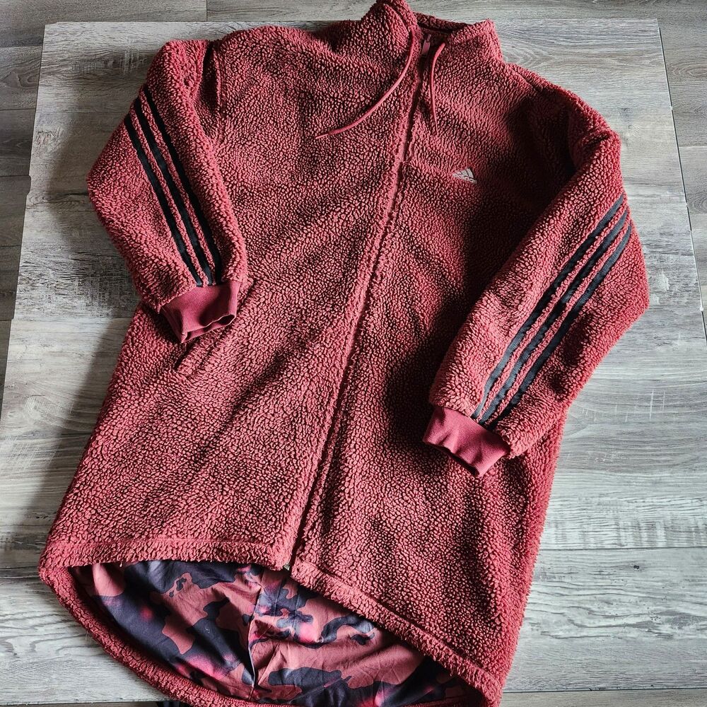 (S) Adidas Sherpa jacket